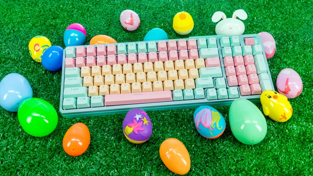 The Cooler Master MK770 keyboard features tri-mode wireless connectivity with a sleek design and customizable switches.