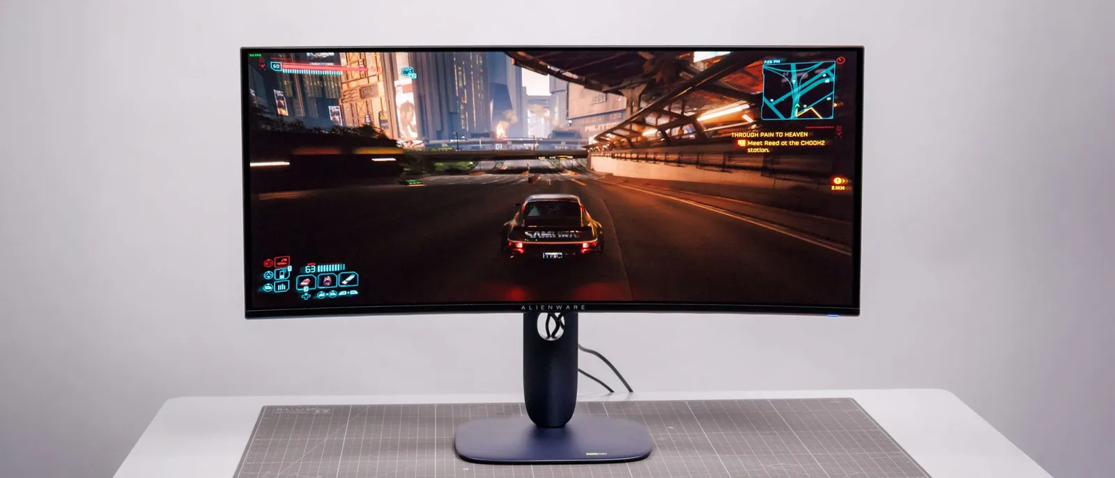 Dell Alienware AW3425DW gaming monitor with sleek design and ultra-fast pixel response time, ideal for gamers and content cre