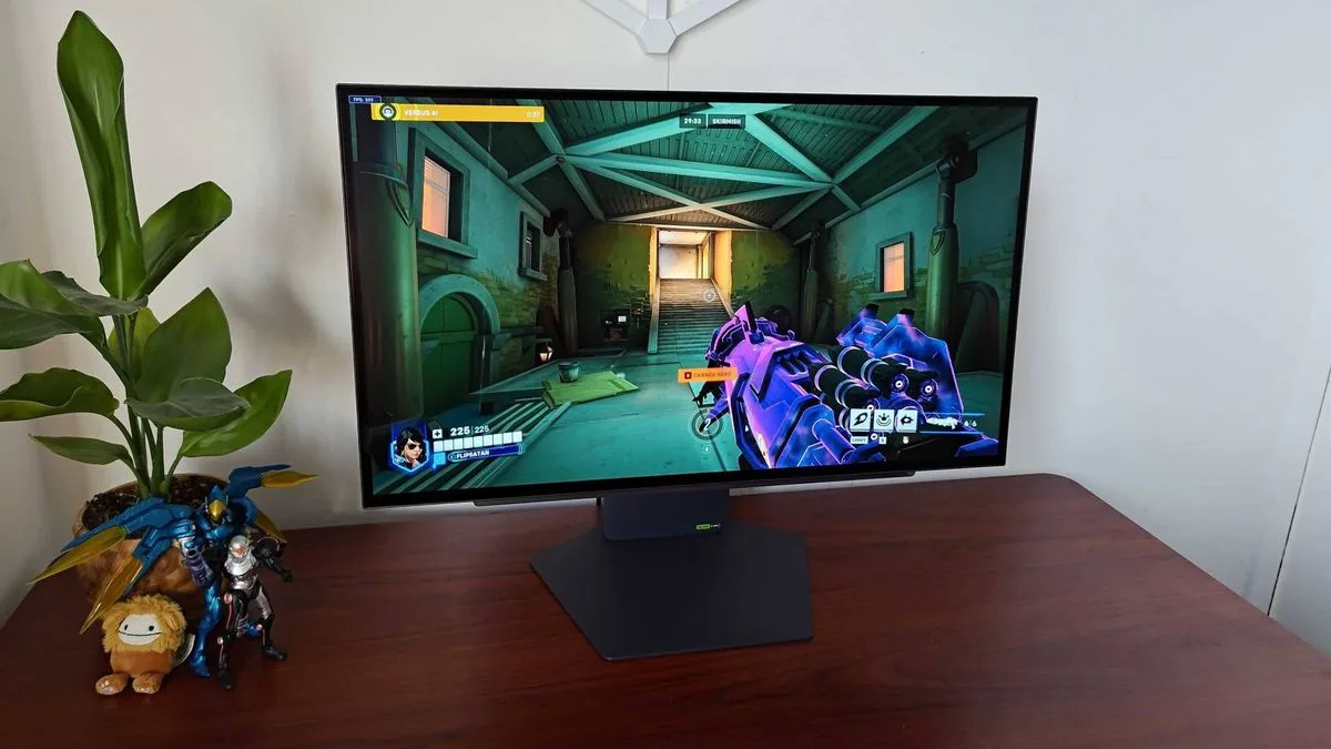 LG 27GX790A 27-inch gaming monitor with slim bezels and sleek stand design