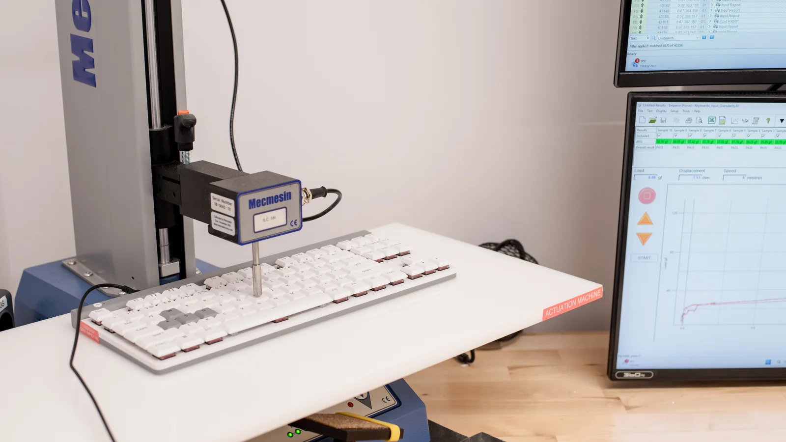 The sleek Logitech G515 RAPID TKL keyboard features an ultra-slim 22mm low profile design, ideal for gamers.