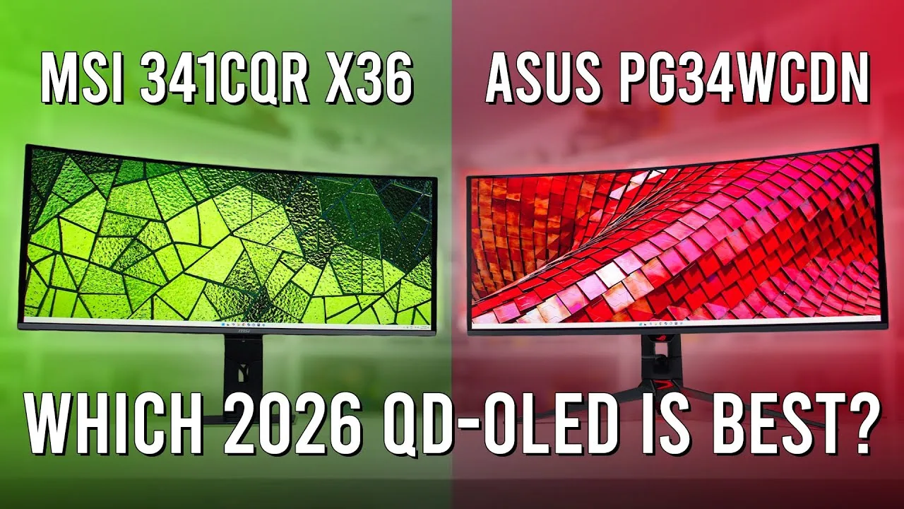Monitors Unboxed video review thumbnail